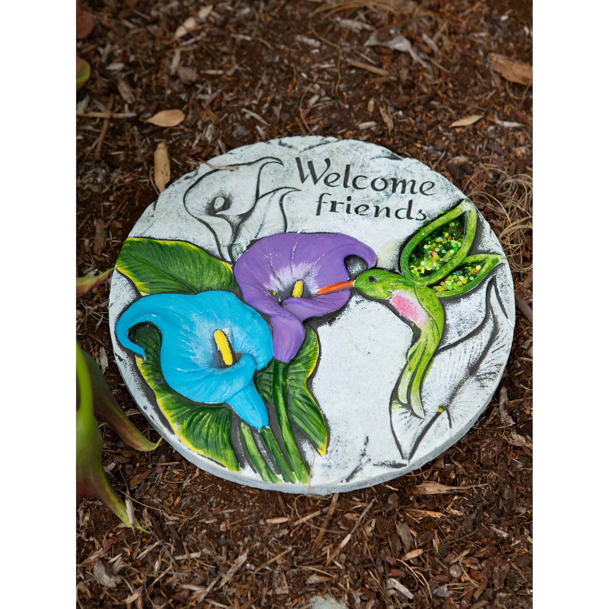 Welcome Friends Stepping Stone